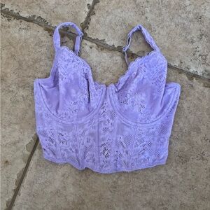 Gilly Hicks Curvy Lace Bustier